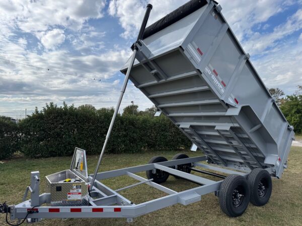 U-DUMP Low Profile Dump Trailer | 83"X14'X48" | Telescopic | 831414T-48-LP - Image 5