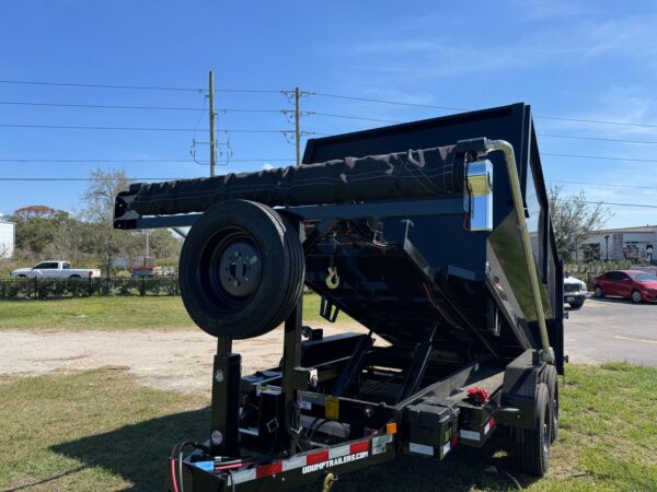 U-DUMP Bumper-Pull Roll-Off Dump Trailer | 6' x 12' | ROBP-16 PRO - Image 3